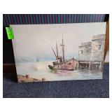 Boat painting