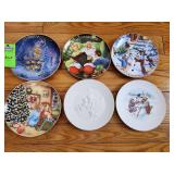 Christmas plate collection