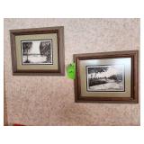 Framed Prince quantity of two about 15 in by 12 in each one