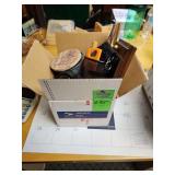 Box of desk/office items