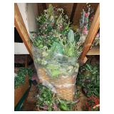 Fake flower arrangements