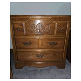 30"×30"×18" 3 drawer solid oak dresser