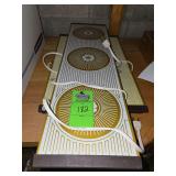 Vintage electric tray warmers