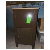 Small metal filer with cabinet