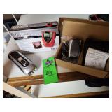 Talking pedometer, flashlight, personal sound amplifier