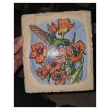 Miscellaneous box and 2 metal lamps