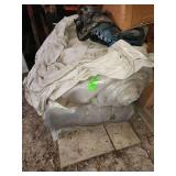 Big rolls of painters plastic