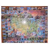 Framed puzzle of the US Presidents