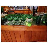 Green glassware