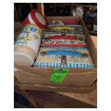 Box of vintage tins and thermoses