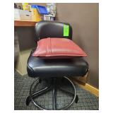 Adjustable office chair with pressure point pillow