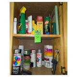 Contents of cupboard