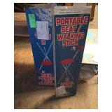 2 new in box portable seat/walking stick