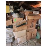 20 boxes of plastic pots and garden pots