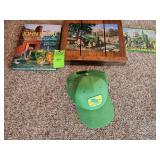 John Deere book and miscellaneous John Deere items