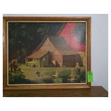 27"×33" framed 1968 Paul Detlefsen print