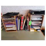 Paper organizer and miscellaneous office supplies