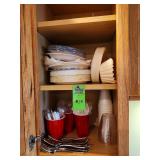 Paper plates and plastic ware