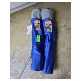 Two oversized folding chairs