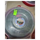 Christmas lighted garland with case