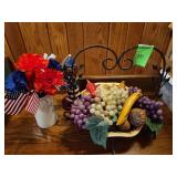 Center table displays fruit bowl Lighthouse