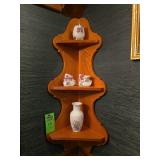 Corner stand and figures