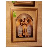 Wall picture of a Saint about 25 in x 20