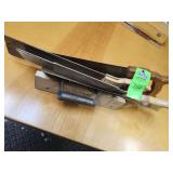 Set of 3 saws and holder