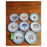 Christmas plate collection