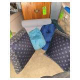 Tote of Disney bags, and pillows