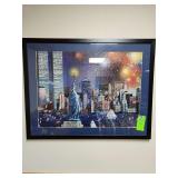 Statue of Liberty puzzle framed