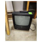 13" Philips CRT television with a built-in VHS player