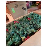 Lighted Christmas garland