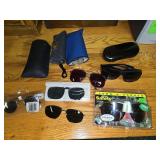 Miscellaneous safety glasses, sunglasses, etc