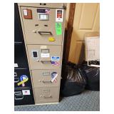 Filing cabinet with contents