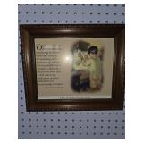 Framed wall art set of 2