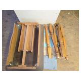 2- single drawer end tables and coffee table