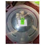 Christmas wreath with case