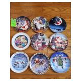 Christmas plate collection