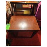 Vintage wood end table
