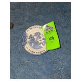 Schweppes advertising tip dish produced by Enoch Wedgwood (Tunstall) Ltd in England during the 1960s.