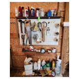 Cleaning supplies saws hammers miscellaneous nails