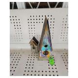 Two bird houses