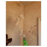 Hanging angel ornaments made of clear acrylic