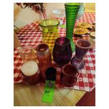 Vintage glass vases