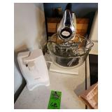 Sunbeam standing mixer and can opener