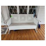 Antique metal glider