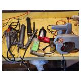 Grease guns sander drills circular saw