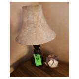 Nightstand lamp and candle holder