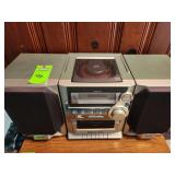 Sanyo stereo system, cd and cassette player